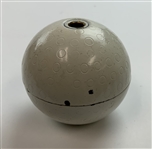 Vintage Golf Ball-Form Cast Metal Novelty Coin Bank