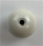 Vintage Golf Ball-Form Cast Metal Novelty Coin Bank