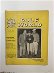 A Collection of Vintage Golf World Magazines Including 1950s and 1960s Issues