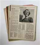 A Collection of Vintage Golf World Magazines Including 1950s and 1960s Issues