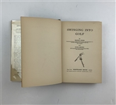 1937 Swinging into Golf by Ernest Jones & Innis Brown First Edition Book