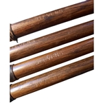 A Set of Three 'Stevens' Hickory Shafted Golf Clubs w/ Two Woods