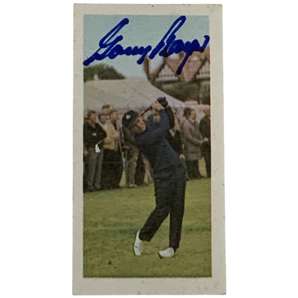 Gary Player Signed Barratt and Co. Ltd. Goldflake Famous Sportsmen Trading Card No. 11 JSA ALOA
