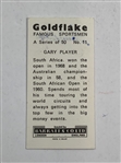 Gary Player Signed Barratt and Co. Ltd. Goldflake Famous Sportsmen Trading Card No. 11 JSA ALOA