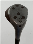 Vintage Thos. E. Wilson and Co. Sharpshooter Hickory Shaft Brassie Golf Club