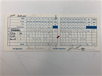 Gay Brewer, Doug Ford, Tommy Aaron & 3 Others Signed Ameritech Senior Open Pro-Am Scorecards 