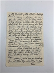 Gene Sarazen Signed Handwritten 4 Page Letter to Pat Ward-Thomas w/ Open Champs Dinner, 100 Balls a day & Jun Co. Content from December 28, 1981 JSA ALOA
