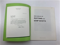 1960 Robert Cromie New Angles on Putting and Chip Shots Golf Instruction Booklet