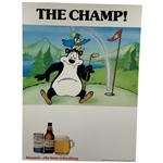 Vintage Hamms Beer Bear The Champ! Golf Store Counter Display