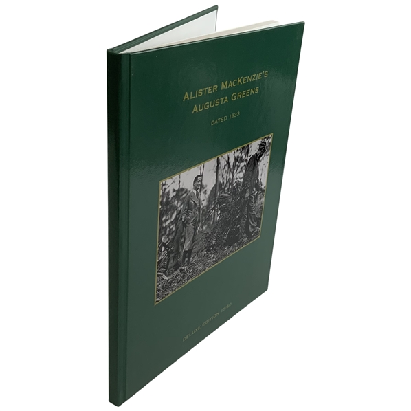 Alister MacKenzies Augusta Greens Deluxe Limited Edition 15 of 50 Facsimile Plans Book