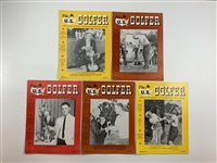 A Collection of 29 Vintage Sports and Golf Magazines Including 1936 Sports Illustrated and Early 1960s The U.S. Golfer