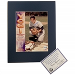 Yogi Berra Signed Photo File Inc. Limited Edition Matted Photograph JSA #CK96613