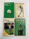 Dante, Hogan, Snead, et al. A Collection of Four Golf Instruction Books. Cornerstone Library, circa 1965.