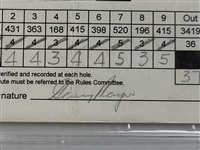 1993 Nationwide Championship Signed Golf Scorecard Gary Player and Larry Ziegler PSA DNA Certified