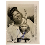 Lee Trevino Signed 1974 World Series of Golf Wire Photo JSA ALOA