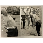 Jack Nicklaus 1965 US Open at Bellerive Dual Image Wirephoto