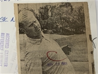 Jack Nicklaus 1965 US Open at Bellerive Dual Image Wirephoto