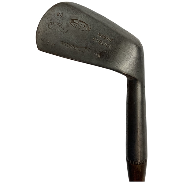 Robert Condie Hand-Forged Mashie Niblick Golf Club with Hickory Shaft