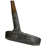 Antique Schenectady Center-Shafted Aluminum Putter Licensed to Harry C. Lee and Co.