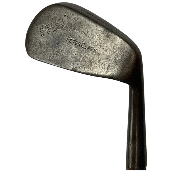 Kroydon Peter Clark Signature Spade Mashie Golf Club with Hickory Shaft