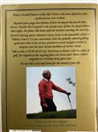 Arnold Palmer Signed Guest, Larry. Arnie: Inside the Legend 1993 First Edition JSA ALOA