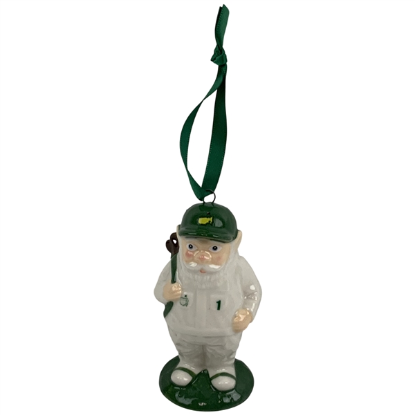 Masters Caddie Gnome Ceramic Holiday Ornament in Original Box