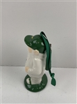 Masters Caddie Gnome Ceramic Holiday Ornament in Original Box