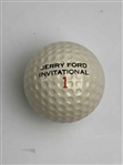 Two Vintage Commemorative Golf Balls Featuring Joe Garagiola Tucson Open and Jerry Ford Invitational