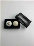 Two Vintage Commemorative Golf Balls Featuring Joe Garagiola Tucson Open and Jerry Ford Invitational