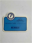 Betsy King & Dinah Shore Signed Magazines w/ (2) Dinah Shore Member Badges & Press Winners Circle Badge JSA ALOA