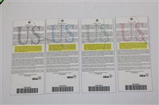 Jim Furyk Signed 2003 US Open at Olympia Fields Mon - Sun Ticket Set JSA ALOA