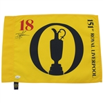 Brian Harmon Signed The Open at Royal Liverpool Flag JSA #AY34987