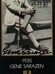 Gene Sarazen Signed 1993 Grand Slam Ventures Champions of Golf The Masters Collection Card JSA ALOA