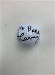 Art Carney Signed Top-Flite XL Golf Ball with Heckler's Ball Inscription Beckett BAS