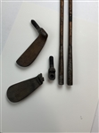 A Pair of Vintage Novakclub Universal Adjustable Golf Clubs