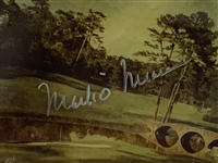 Mark O'Meara Signed Masters Tournament Augusta National Golf Club Hole 12 Tray JSA ALOA