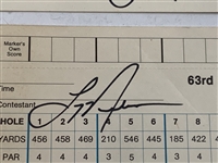 Jerry Pate & Larry Nelson Signed 1976 US Open & 1981 PGA Championship Official Scorecards JSA ALOA