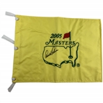 Arnold Palmer Signed 2005 Masters Tournament Embroidered Flag JSA ALOA