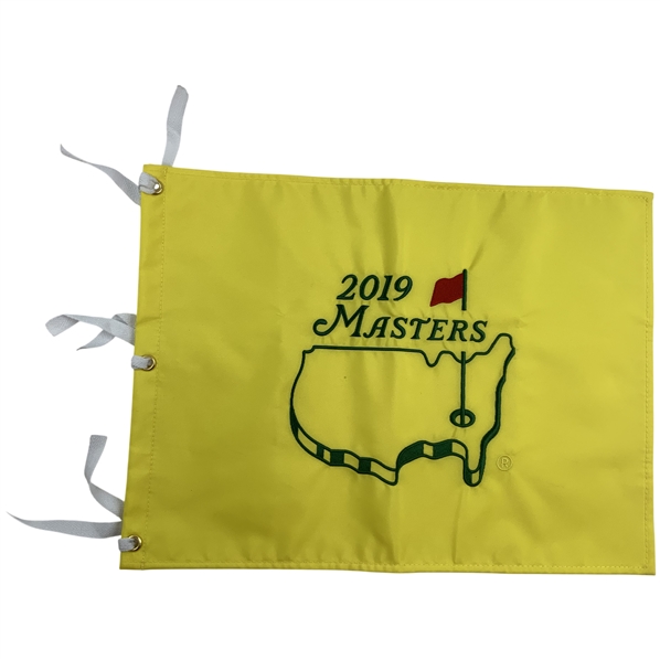 2019 Masters Tournament Embroidered Flag - Tiger 5th Win