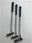Champs Johnson, Patrick Reed & Bob Goalby Signed Masters Miniature Putters JSA ALOA