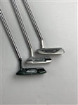 Champs Johnson, Patrick Reed & Bob Goalby Signed Masters Miniature Putters JSA ALOA