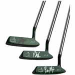 Champs Sergio Garcia, Patrick Reed & Larry Mize Signed Masters Minature Putters JSA ALOA