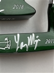Champs Sergio Garcia, Patrick Reed & Larry Mize Signed Masters Minature Putters JSA ALOA