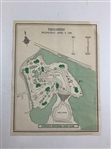 (2) 1986 Masters Tournament Par-3 Contest Pairing Sheets with Course Map