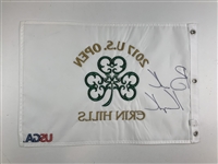 Brooks Koepka Signed 2017 US Open Erin Hills Golf Pin Flag - Large Auto JSA ALOA