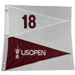 Wyndham Clark Signed 2023 US Open Los Angeles Country Club Pin Flag JSA ALOA
