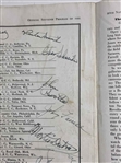 Craig Wood, Horton Smith, Gene Sarazen & Others Signed 1936 US Open at Baltusrol Program JSA ALOA