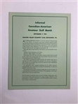 1951 US Amateur at Saucon Valley CC Championship Program w/ Flyer