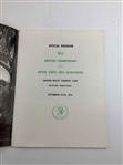 1951 US Amateur at Saucon Valley CC Championship Program w/ Flyer
