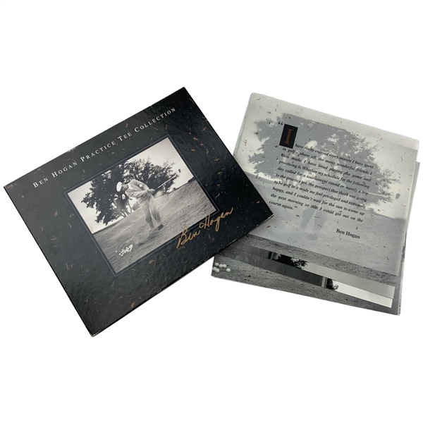 1998 A Set of Ben Hogan Practice Tee Collection Photographs in Presentation Box by Golfingly Yours 